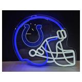 New Colts Helmet LED Neon Sign 12" x 12"