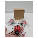 New Ladybug 3" Metal Garden Decor