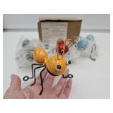 New Ant 4" Metal Garden Decor