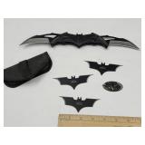 Quick Opening Batman Knife & Batman Throwing Blade