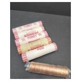Uncirculated Rolls Of  Newer Penny Coins
