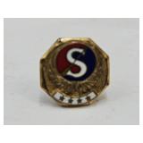 VTG 1/20 10K Gold Swift Meat Company Service Pin