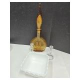Decantor Bottle & Milk Glass+