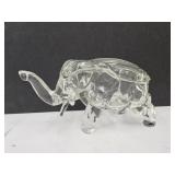 Vintage Glass Elephant Candy Dish