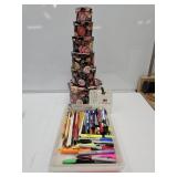 Pens, Pencils, Markers & Nesting Boxes VGC
