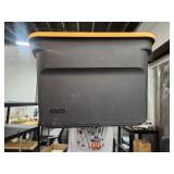 20 Gallon Black & Orange Storage Tote