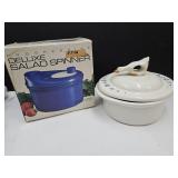 Goose Soup Tureen & Deluxe Salad Spinner
