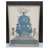 Velo Sport Bicycles Framed Advertising 18 x 24"