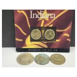 Gaming Token,  AA Token & Indiana State Quarters