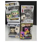 4 FUNKO POPS