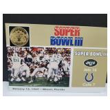 Danbury MInt Super Bowl III Flip Coin 1969