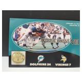 Danbury Mint Super Bowl IX Flip Coin 1975