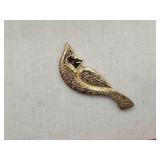 14k Gold  Ball State University Cardinal Pin