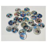 Large Lot of VTG Metal Baseball Buttons