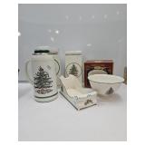 Spode Christmas Thermal Carafe, Sleigh & Bowl