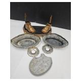 Bronze Baby Shoes, Risque Naughty Ashtray +