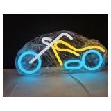 New Motorcycle LED Neon Sign 12" x 6"