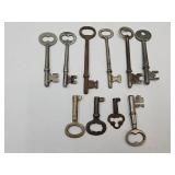 10 Primitive Skeleton Keys See Pics
