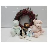 Ganz, Boyd, Ty Nice Plush & Wreath