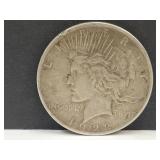 1922 Silver Peace Dollar Coin