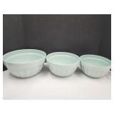 3 PC Martha Stewart  Mixing Bowl Set