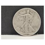 1943 Silver Walking Liberty Half Dollar Coin