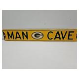 GREEN BAY PACKERS Embossed Man Cave Sign 36"