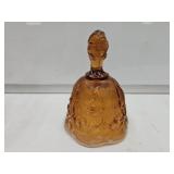 Vintage Fenton Topaz Opalescent Glass Bell