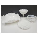 Lot of Milk Glass Fenton +