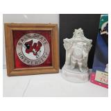 Ball State Glass Stein 9" & Musical Santa