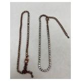 Matching Pair Copper Rhinestone Bracelets