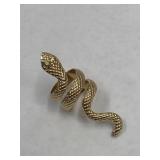 Serpentine Ring Gold-Plated