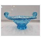 Ice Blue 7" Glass Weave Basket