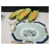 Ceramic Corn Dishes, English Dish, VTG Wall Teapot
