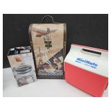 Mini Mate Cooler, Coin Counter & Wine Box