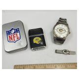 Green Bay Packer Lighter & Watch