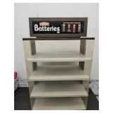 VTG EverReady Battery Store Display  19 x 31"h