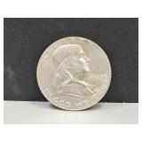 1963 Silver Franklin Half Dollar Coin