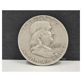 1953 D Silver Franklin Half Dollar Coin