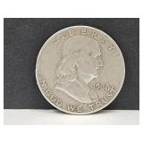 1960 D Silver Franklin Half Dollar Coin