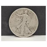 1943 Silver Walking Liberty Half Dollar Coin