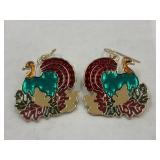 Turkey Enameled Earrings