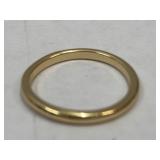 Gold Overlay 10K On Stainless Steel Ring