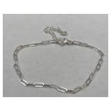 Silver Overlay Cliff Link Bracelet
