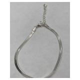 Silver Overlay Herringbone Bracelet