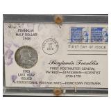Franklin Half Dollar Silver Coin