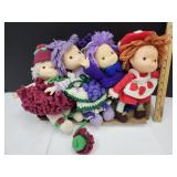 Strawberry Shortcake Knitted Dolls