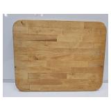Nice Thick Wood Cutting Board 21" x 16" x 1.5" H