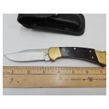 Buck 112 USA Knife w Leather Sheath