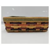 Longaberger Sm Loaf Multi Color Basket 5 x 7 3/4"